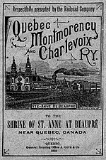 Vignette pour Chemin de fer Quebec, Montmorency &amp; Charlevoix