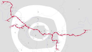 RER A線 路線図