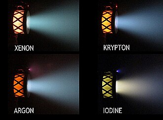 Busek's BIT-3 ion thruster operating on several propellants RF Ion Propellants.jpg