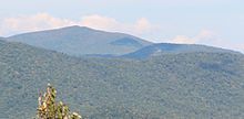 Rabun Bald (left) and Flat Top (right), viewed from Black Rock Mountain State Park Rabun Bald and Flat Top viewed from Black Rock Mountain State Park.jpg