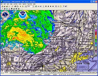 FalconView mapping software used for military mission planning as part of the Portable Flight Planning Software suite