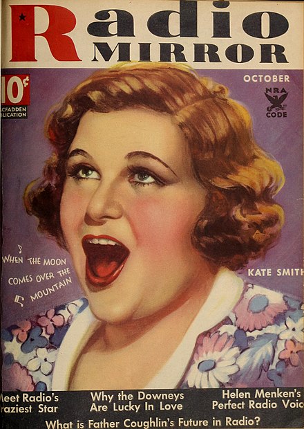 Smith on 1934 cover of Radio Mirror