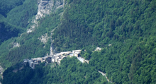 Panorama del paese dal monte Saccarello