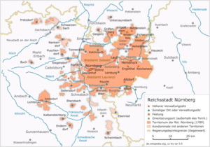 Nürnberg: Name, Wappen und Signet, Geographie