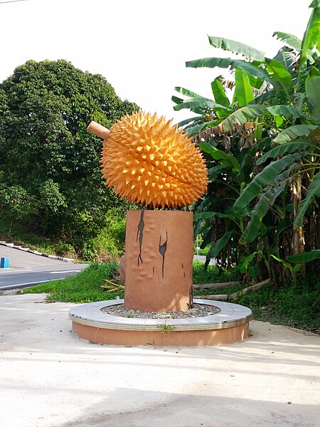 File:Replica of Buah Pakan at Pakan Entabai road.jpg