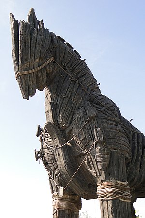 Replica of Trojan Horse - Canakkale Waterfront - Dardanelles - Turkey (5747677790).jpg