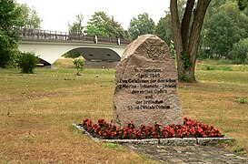 Спомен-плоча за борбите на мостот на Алер во Втората светска војна
