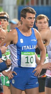 <span class="mw-page-title-main">Riccardo De Luca</span> Italian modern pentathlete