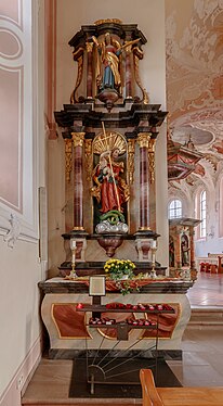 Left side altar St. Genesius Riedböhringen