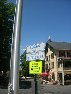 Riegelsville, Pennsylvania Borough in Pennsylvania, United States