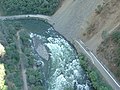 A rock slide has closed the road