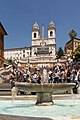 Piazza di Spagna e Roma: ar skalieroù dirak an iliz Trinità dei Monti