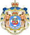 Coat of arms representing Princess Olga of Greece