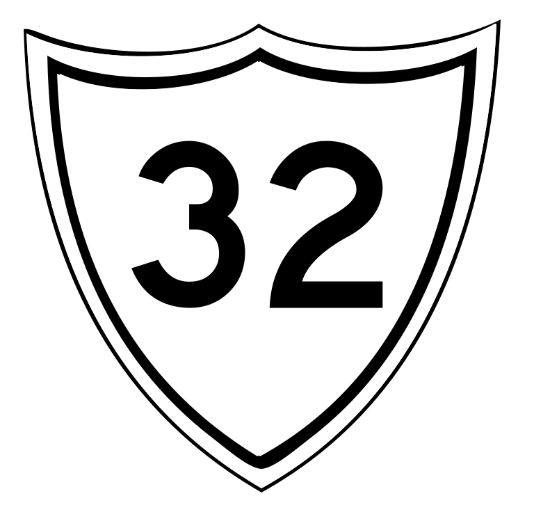 32 svg. Знак Ah.