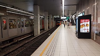 <span class="mw-page-title-main">Louise metro station</span> Metro station in Brussels, Belgium