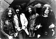 Black Sabbath in 1970. From left to right: Butler, Iommi, Ward, Osbourne. Sabs.jpg