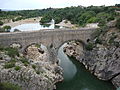 Saint-Jean-de-Fos (Hérault, Fr) Pont du Diable sur l'Hérault.JPG