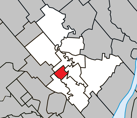 Saint Pierre Quebec location diagram