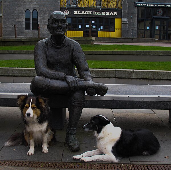"Sair Feet" Statue at the Fort William end of the West Highland Way