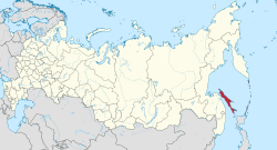 Sakhalin in Russia (claimed).svg