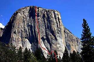 <i>Salathé Wall</i> Technical climbing route up El Capitan