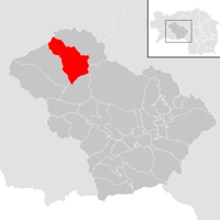 Location in the Murtal district