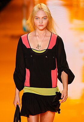 Sasha Pivovarova em setembro de 2008.