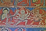 Buddhist frescos in Saspol caves / Ladakh, India