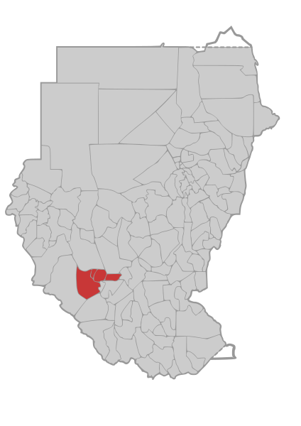 File:Schamal Bahr al-Ghazal Sudan map with districts.svg