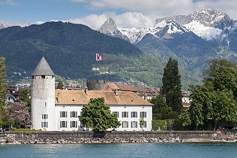 La Tour-de-Peilz Castle at Lake Geneva, Switzerland