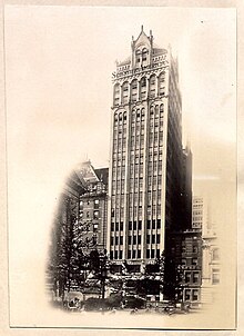 The Scientific American building at 24-26 West 40th Street, commissioned by Munn and Co. in 1924 Scientific American Building, 1926.jpg