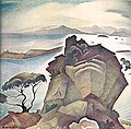 “Βράχος στο Αιγάλεω”, 1937, Λάδι, 90 cm x 95 cm