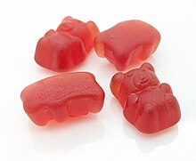 Gummy bears made with polydextrose Shameless Snacks gummy bears.jpg