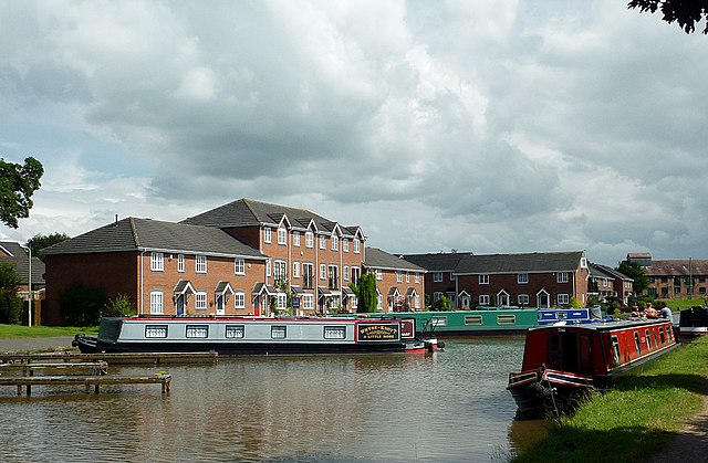 Shropshire Union Canal at Market Drayton, Shropshire