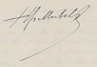 signature de Gustave Mutel