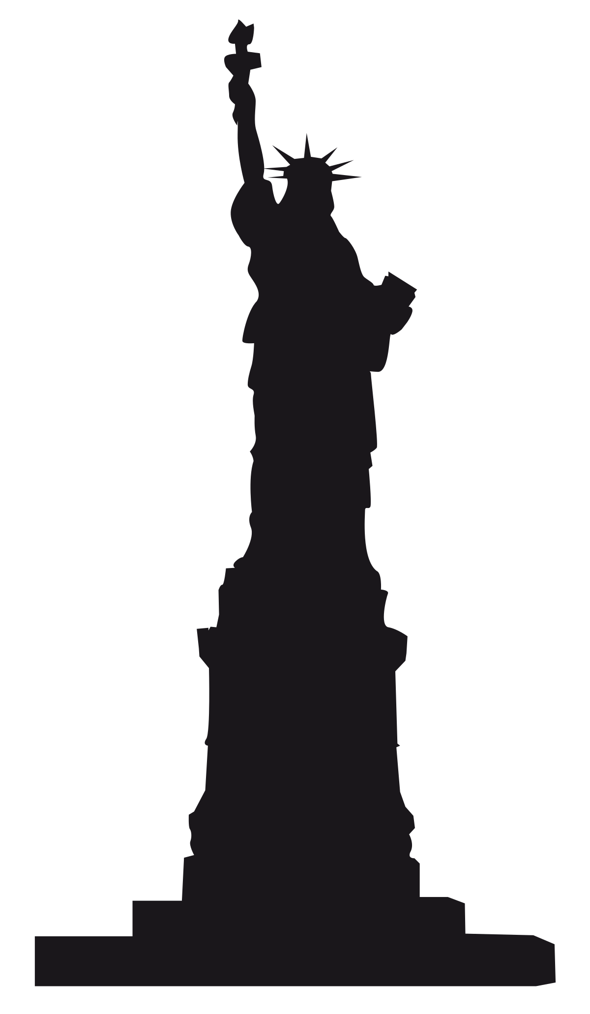 File:Silhouette of the Statue of Liberty in New York.svg - Wikipedia