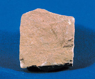 Siltstone Sedimentary rock which has a grain size in the silt range