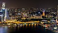Skylines of the Central Business District at night in Singapore.jpg