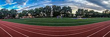 (2014) Soccer field and track within Riverbank Park. Newark, New Jersey Soccer Ground.jpg