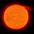 Le Soleil, l'étoile au centre de notre système solaire.