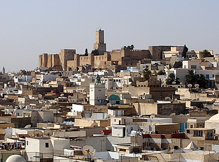 View over Sousse's medina and Kasbah