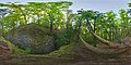 * Nomination: Spherical panoramic at the edge of Spatschlucht near Schriesheim, Germany --Domob 16:52, 24 June 2022 (UTC) * * Review needed