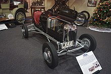 William Clay Ford Sr.'s 1939 Ford Midget Racer on display at Stahls Automotive Collection in Chesterfield Township, Michigan Stahls Automotive Collection December 2021 100 (William Clay Ford's 1939 Ford Midget Racer).jpg