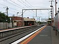 Northbound view from the former ground level Platform 2, November 2007