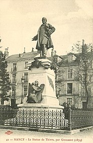 Monument à Adolphe Thiers, 1879, Nancy (œuvre déposée).