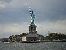 The Statue of Liberty, a symbol of American culture Statue of Liberty.JPG