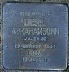 Stolperstein Isestraße 69 (Liesel Abrahamsohn) em Hamburgo-Harvestehude.JPG