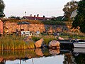 * Nomination: Sunrise in Kristianopel at Baltic sea. The old city wall is in the background. --GPSLeo 18:04, 13 July 2018 (UTC) * * Review needed