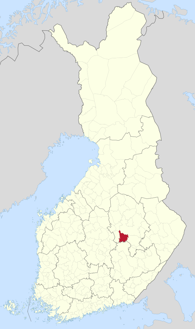 Poziția localității Suonenjoki