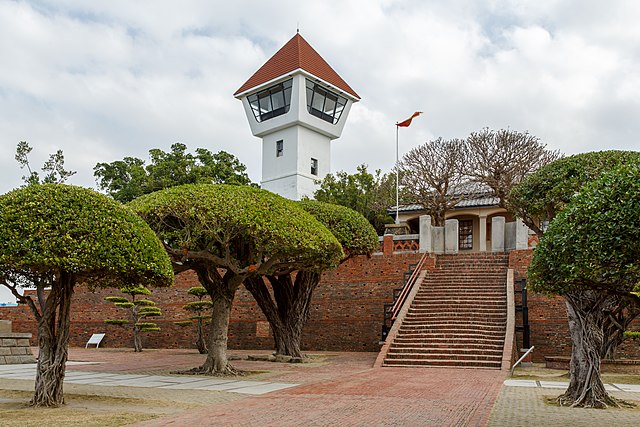 Fort Zeelandia, built in 1634, was the governor's residence in Dutch Formosa.